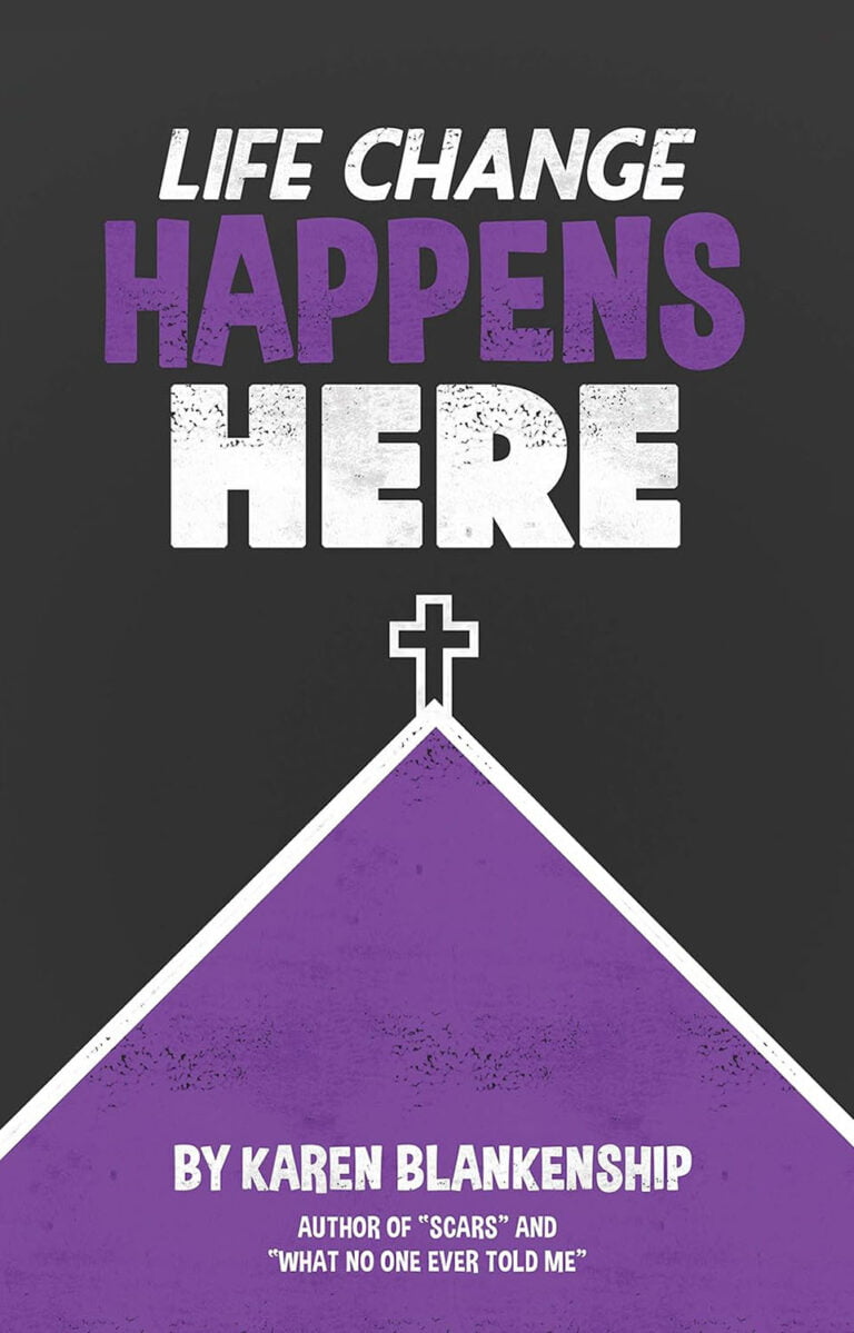 "Life Change Happens Here" book cover